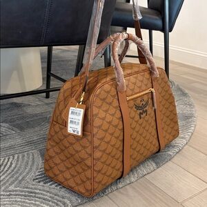 🔥 MCM XL Ottomar Weekender Bag – LIMITED SPECIAL EDITION – NWT! 🔥